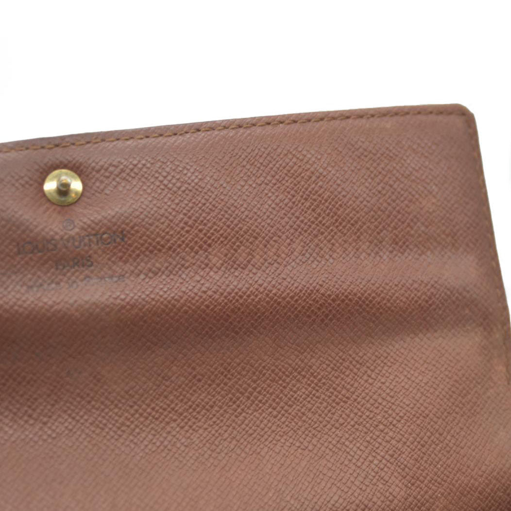 Louis Vuitton Monogram Portefeiulle Sarah Long Bifold Wallet Brown MB0010
