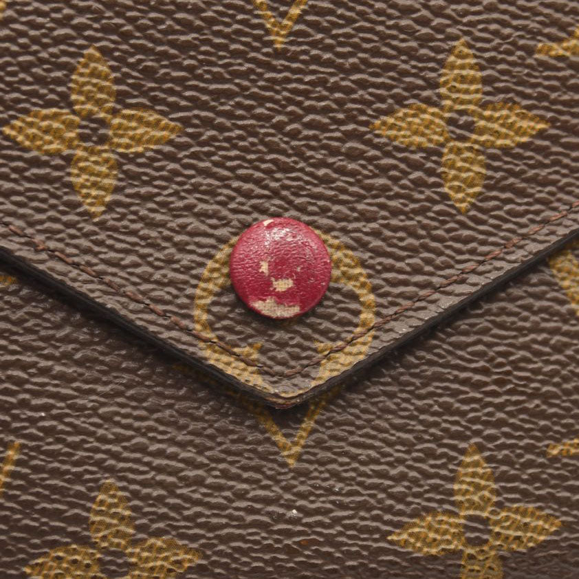 LOUIS VUITTON Monogram Victorine Wallet Fuchsia