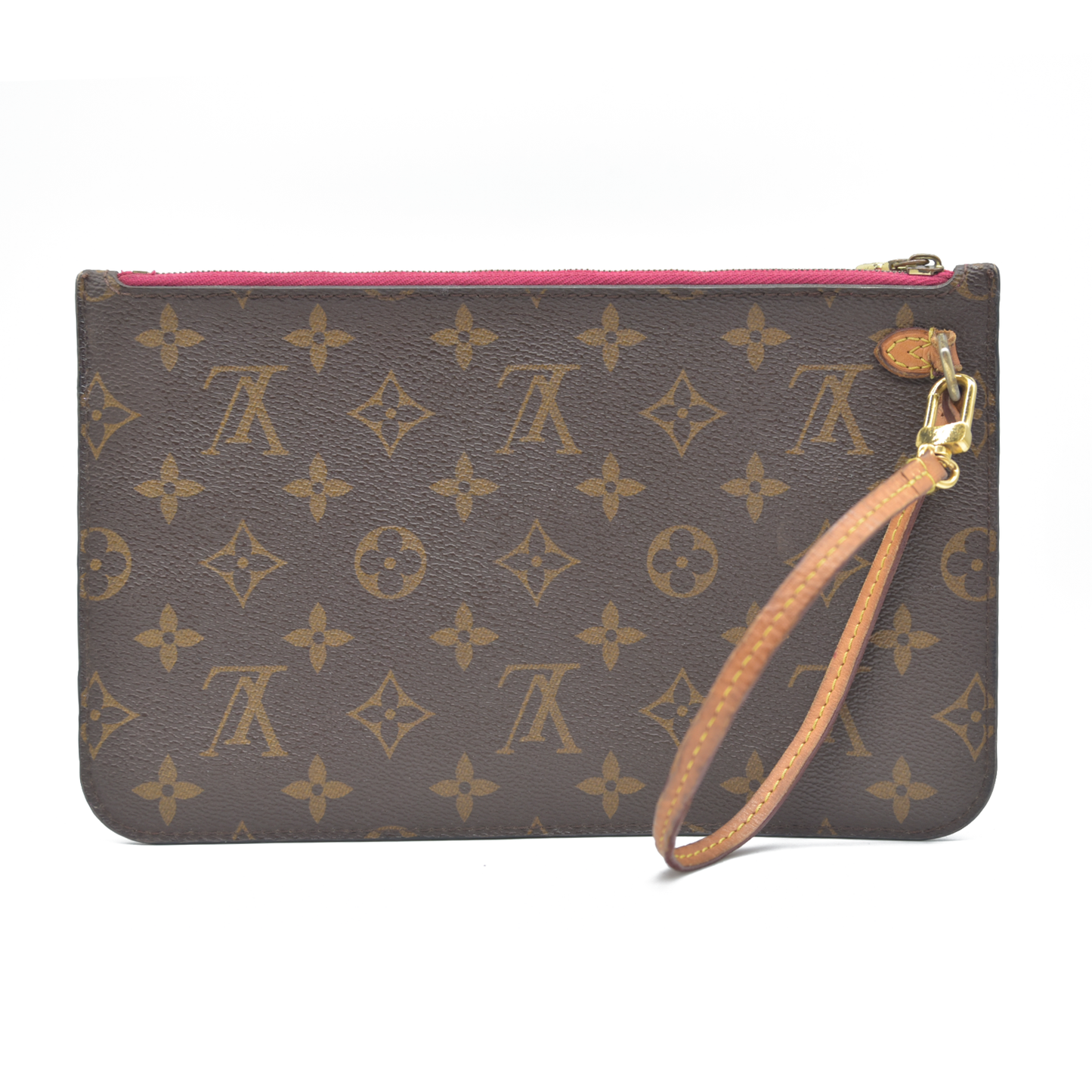 AUCTION $600 Louis Vuitton  Monogram Neverfull MM GM Pochette Pivoine