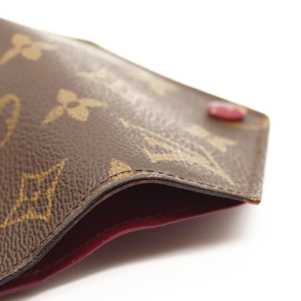 LOUIS VUITTON Monogram Victorine Wallet Fuchsia