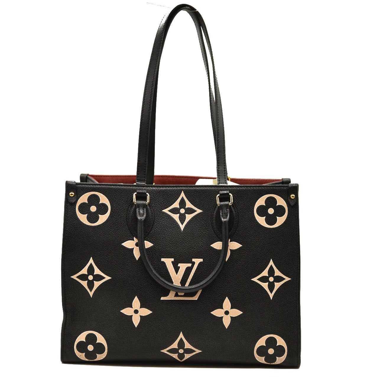 Louis Vuitton  Empreinte Monogram Giant Onthego MM Black Beige