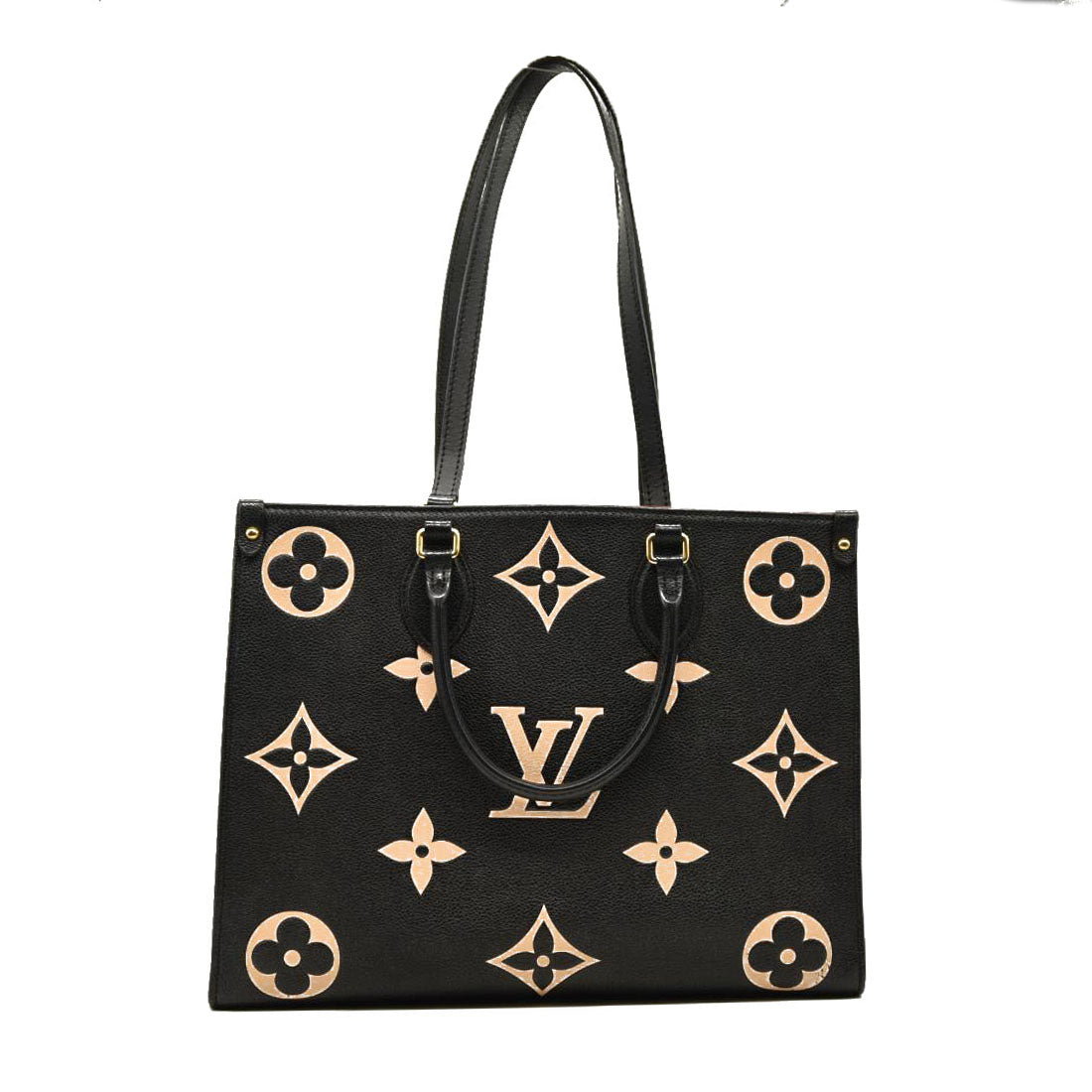 Louis Vuitton  Empreinte Monogram Giant Onthego MM Black Beige