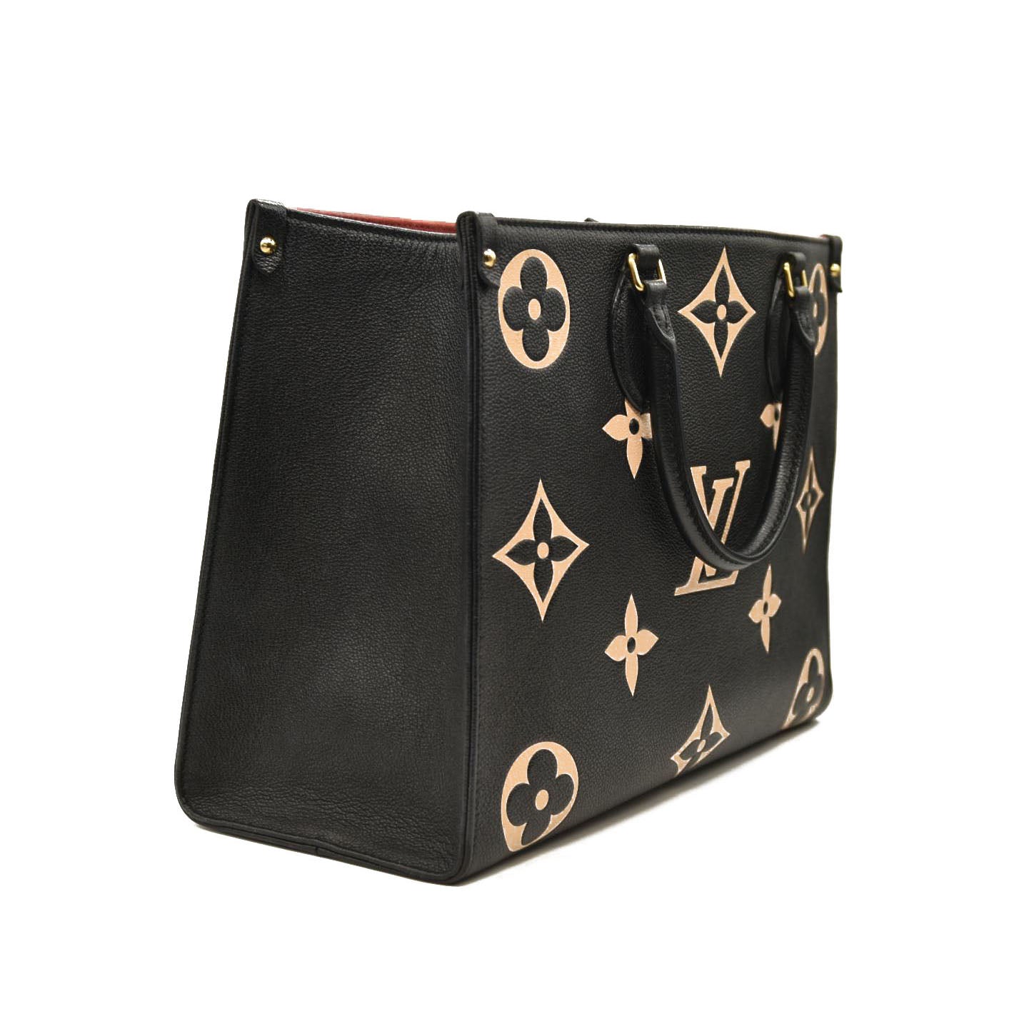 Louis Vuitton  Empreinte Monogram Giant Onthego MM Black Beige