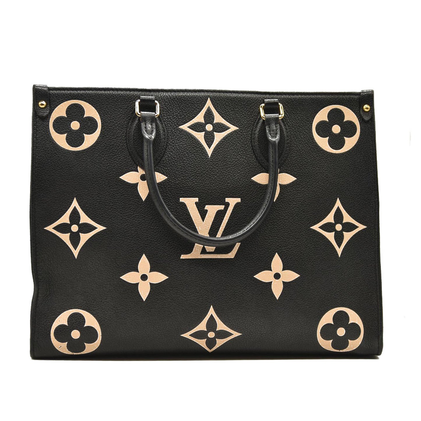 Louis Vuitton  Empreinte Monogram Giant Onthego MM Black Beige