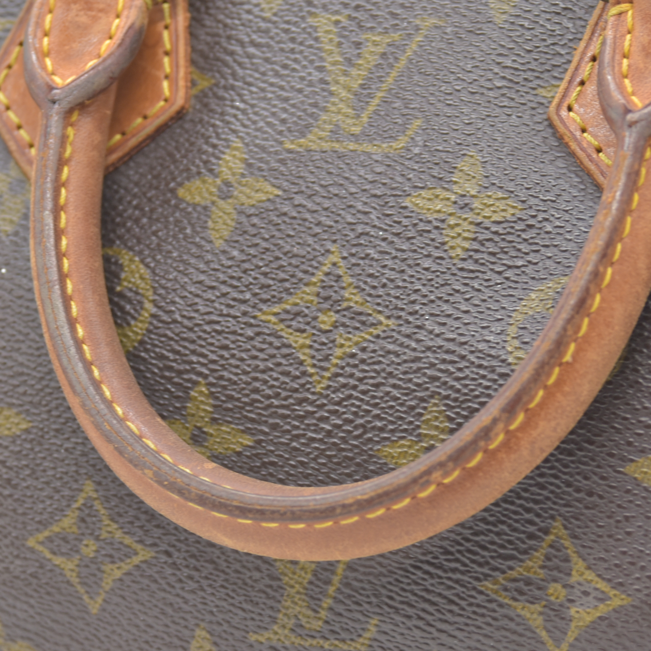$1490 1995 Louis Vuitton LV Hand Bag Speedy 25 Brown Monogram SP1905