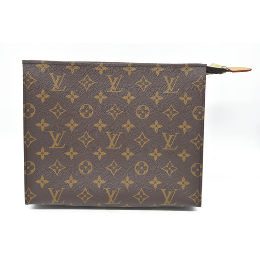 $1620 Louis Vuitton  Monogram Toiletry Pouch 26 Pink