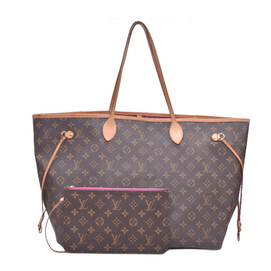 $2310 2015 Louis Vuitton Monogram Neo Neverfull GM Pivoine with Pouch SD4195
