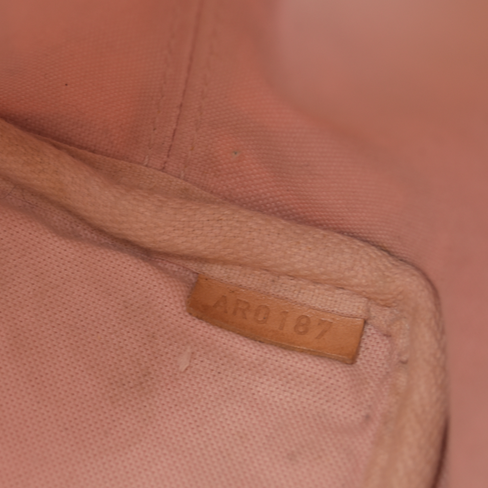 Louis Vuitton Damier Azur Tahitienne Nano Noe Rose Ballerine AR0187