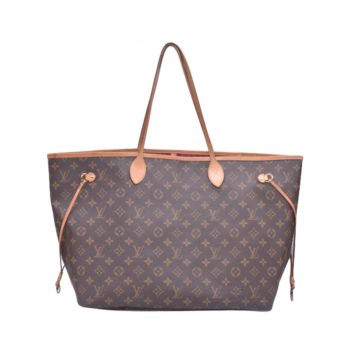 $2310 2015 Louis Vuitton Monogram Neo Neverfull GM Pivoine with Pouch SD4195