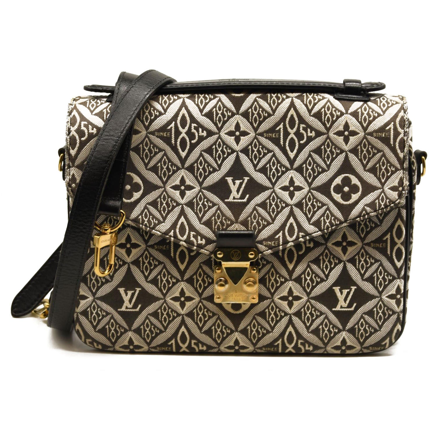 LOUIS VUITTON Jacquard Since 1854 Pochette Metis Grey – melissalovesbags