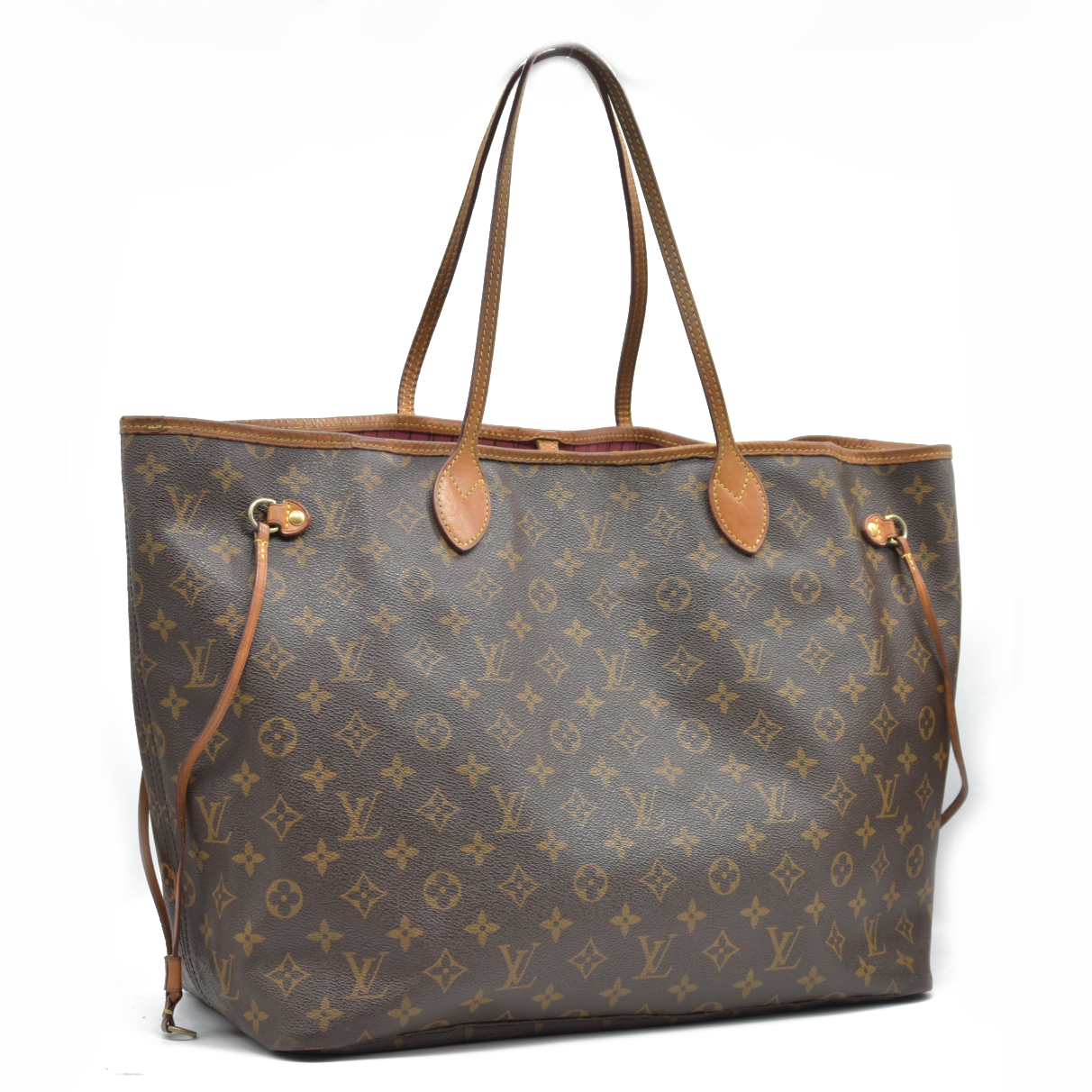 Louis Vuitton $2200 Monogram Neo Neverfull GM Fuchsia FL2135