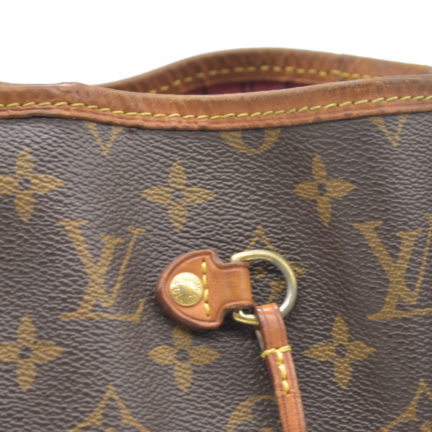 Louis Vuitton $2200 Monogram Neo Neverfull GM Fuchsia FL2135