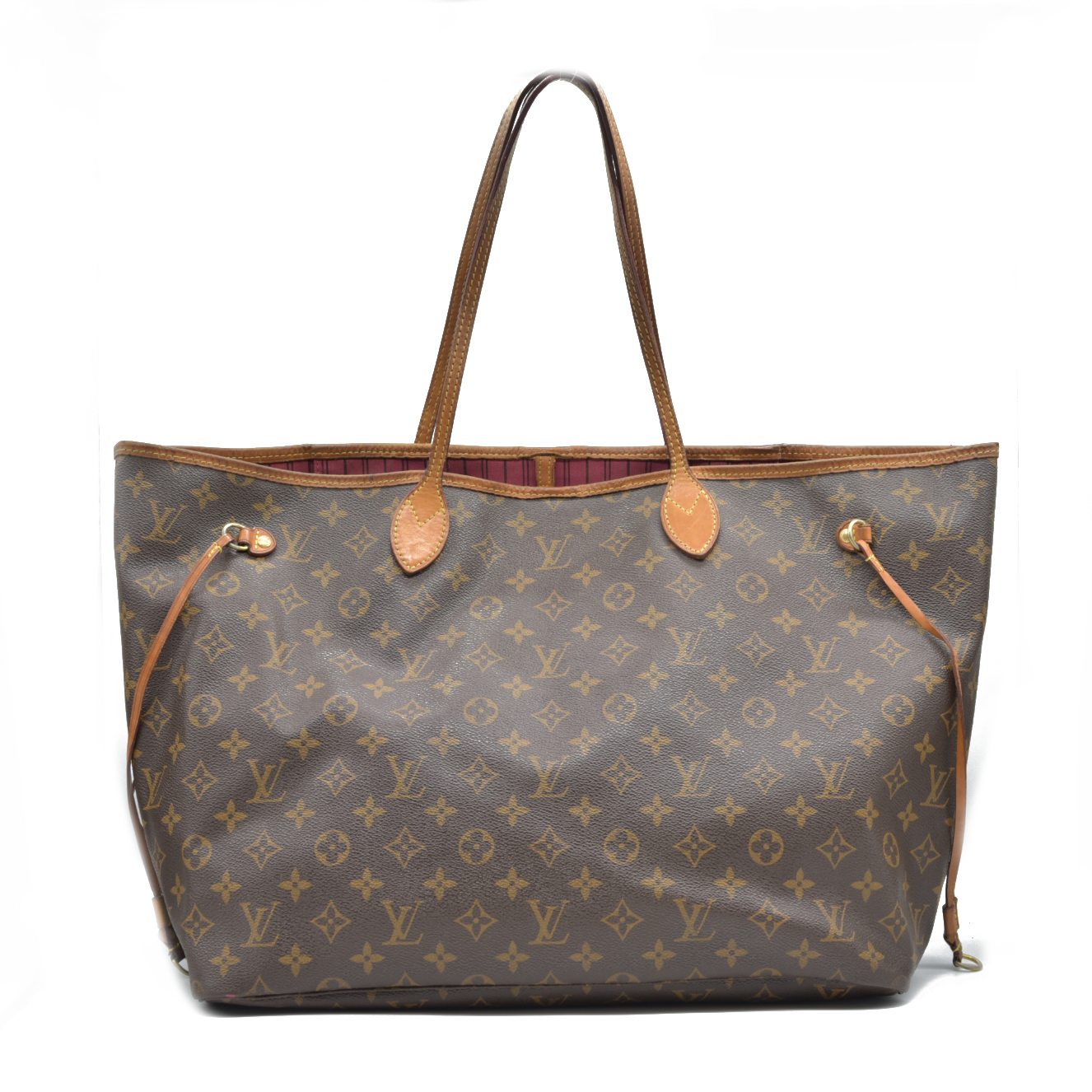 Louis Vuitton $2200 Monogram Neo Neverfull GM Fuchsia FL2135