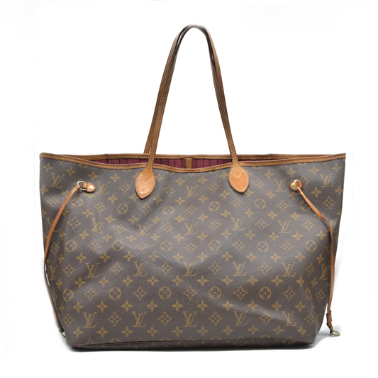 Louis Vuitton $2200 Monogram Neo Neverfull GM Fuchsia FL2135