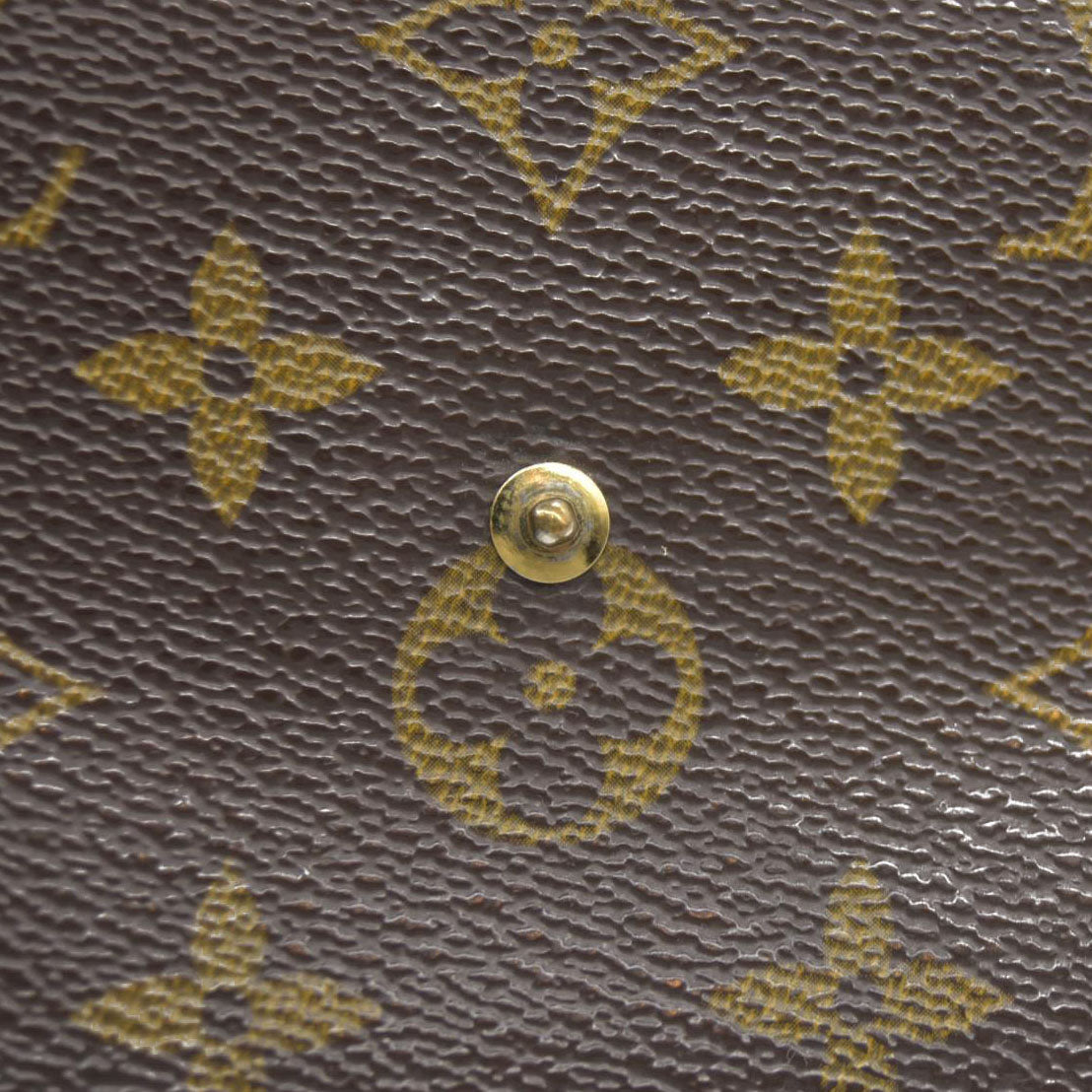Louis Vuitton Monogram Porte Tresor International Trifold Long Wallet TH0928