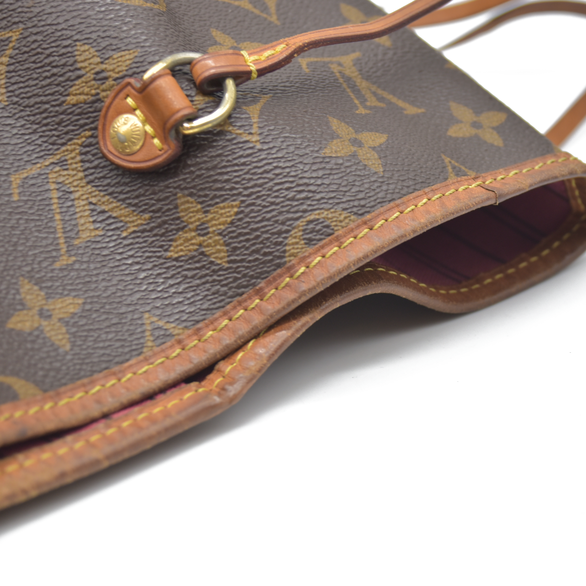 Louis Vuitton $2200 Monogram Neo Neverfull GM Fuchsia FL2135