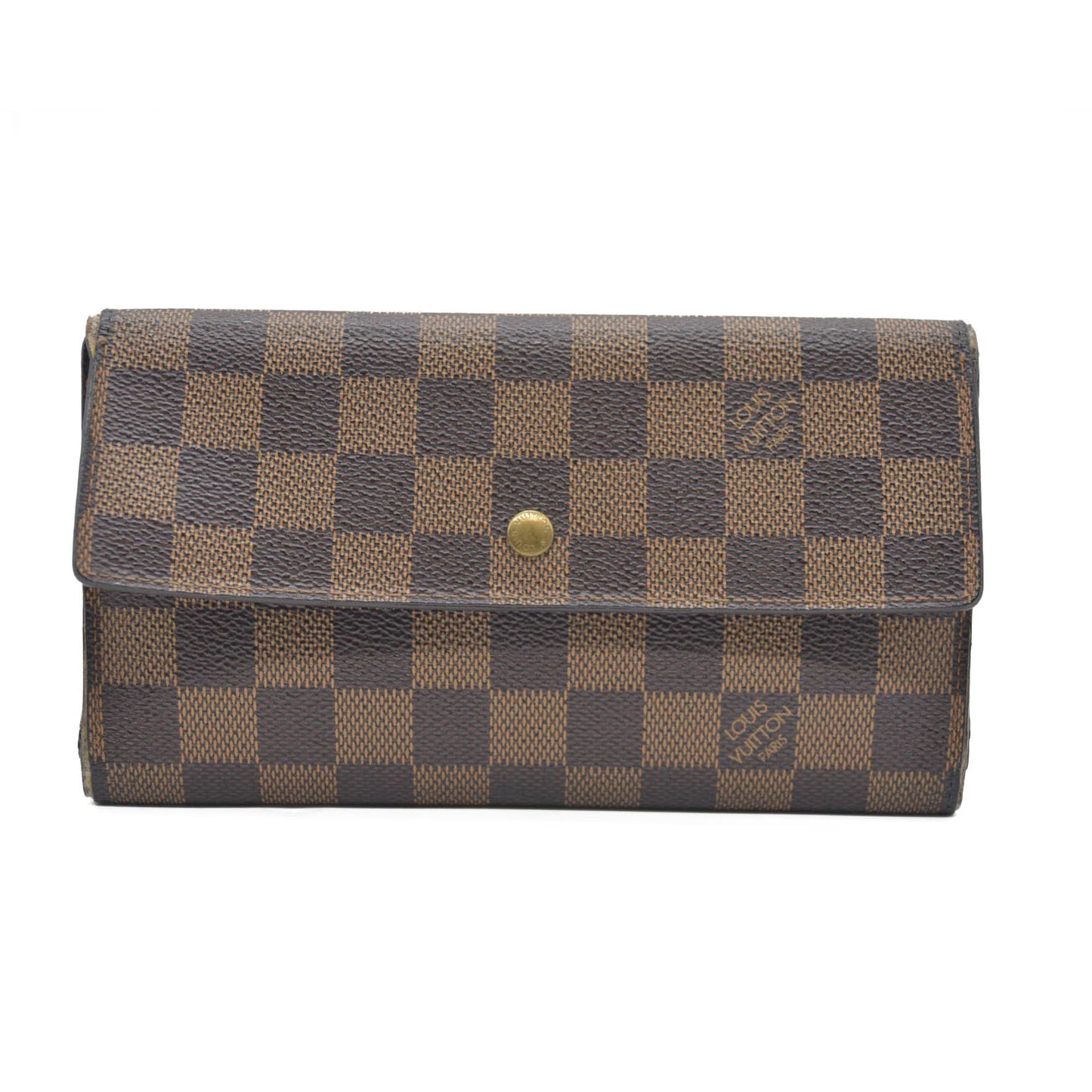 Louis Vuitton Damier Porte Tresor International Trifold Long Wallet TH0014