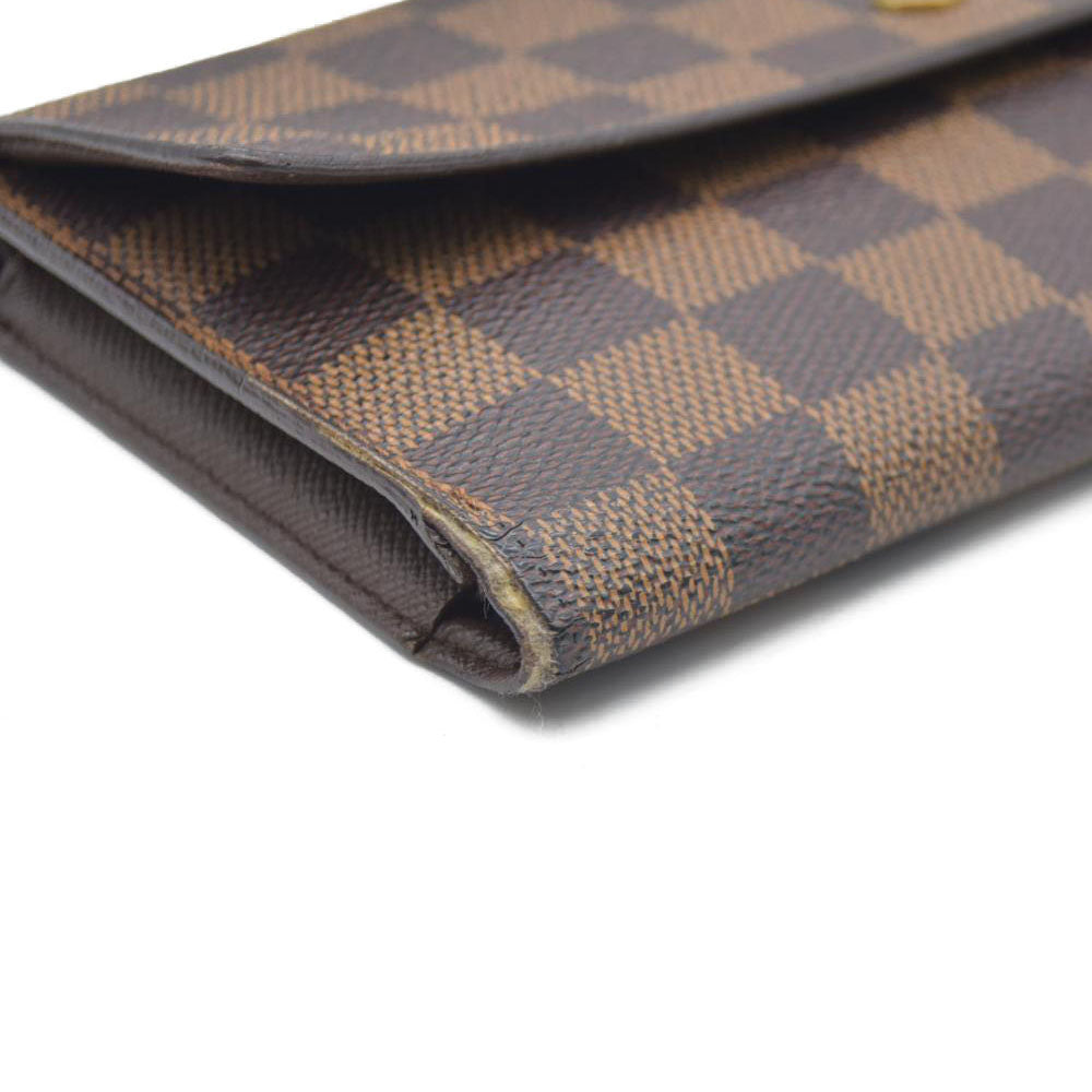 Louis Vuitton Damier Porte Tresor International Trifold Long Wallet TH0014