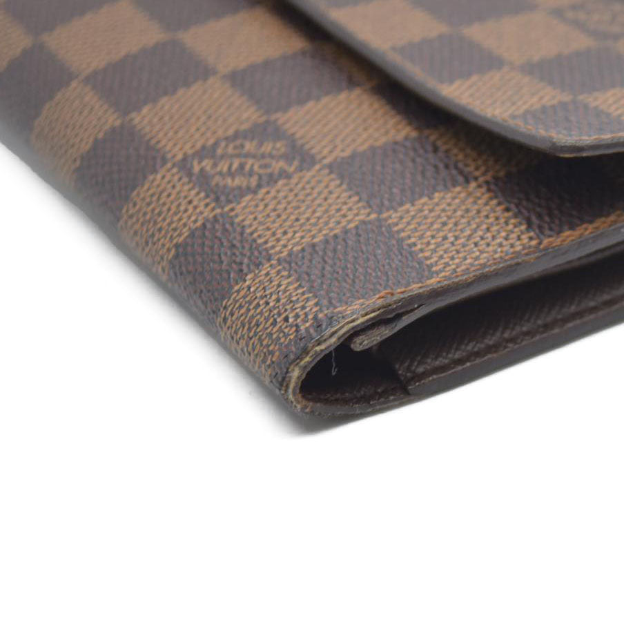 Louis Vuitton Damier Porte Tresor International Trifold Long Wallet TH0014