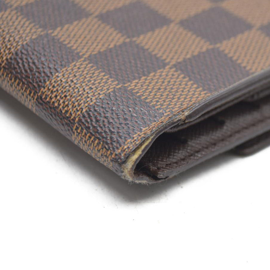 Louis Vuitton Damier Porte Tresor International Trifold Long Wallet TH0014