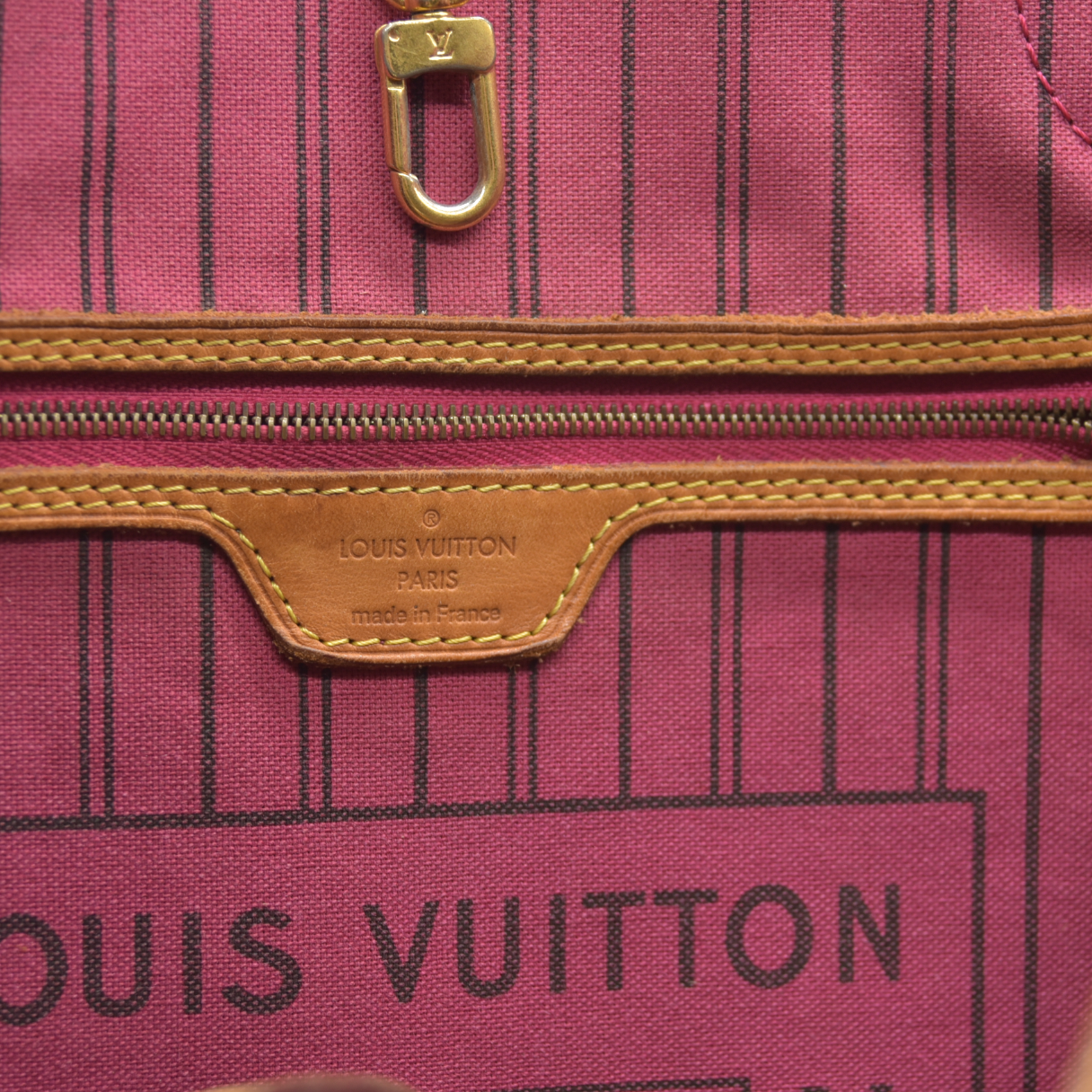 Louis Vuitton $2200 Monogram Neo Neverfull GM Fuchsia FL2135
