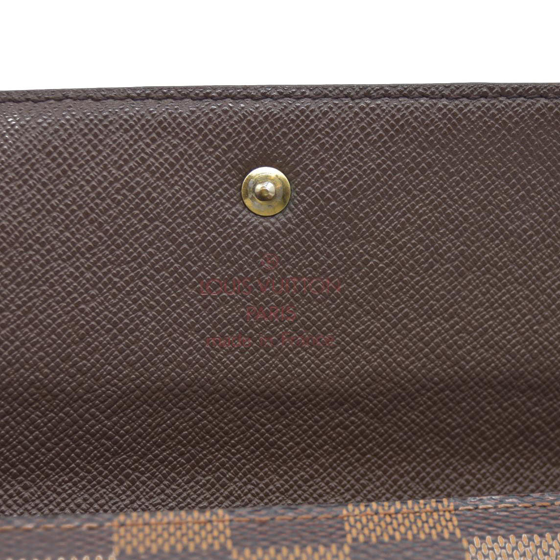 Louis Vuitton Damier Porte Tresor International Trifold Long Wallet TH0014