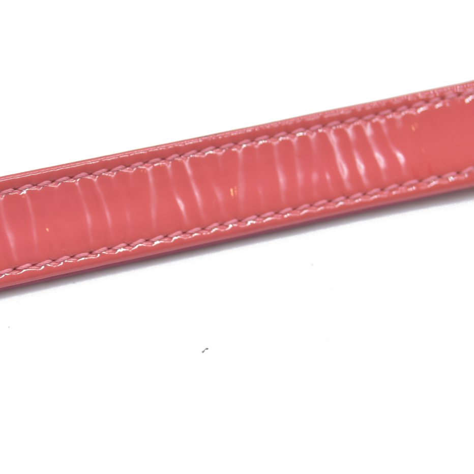 Chanel  Patent Quilted Large Coco Shine Flap Pink