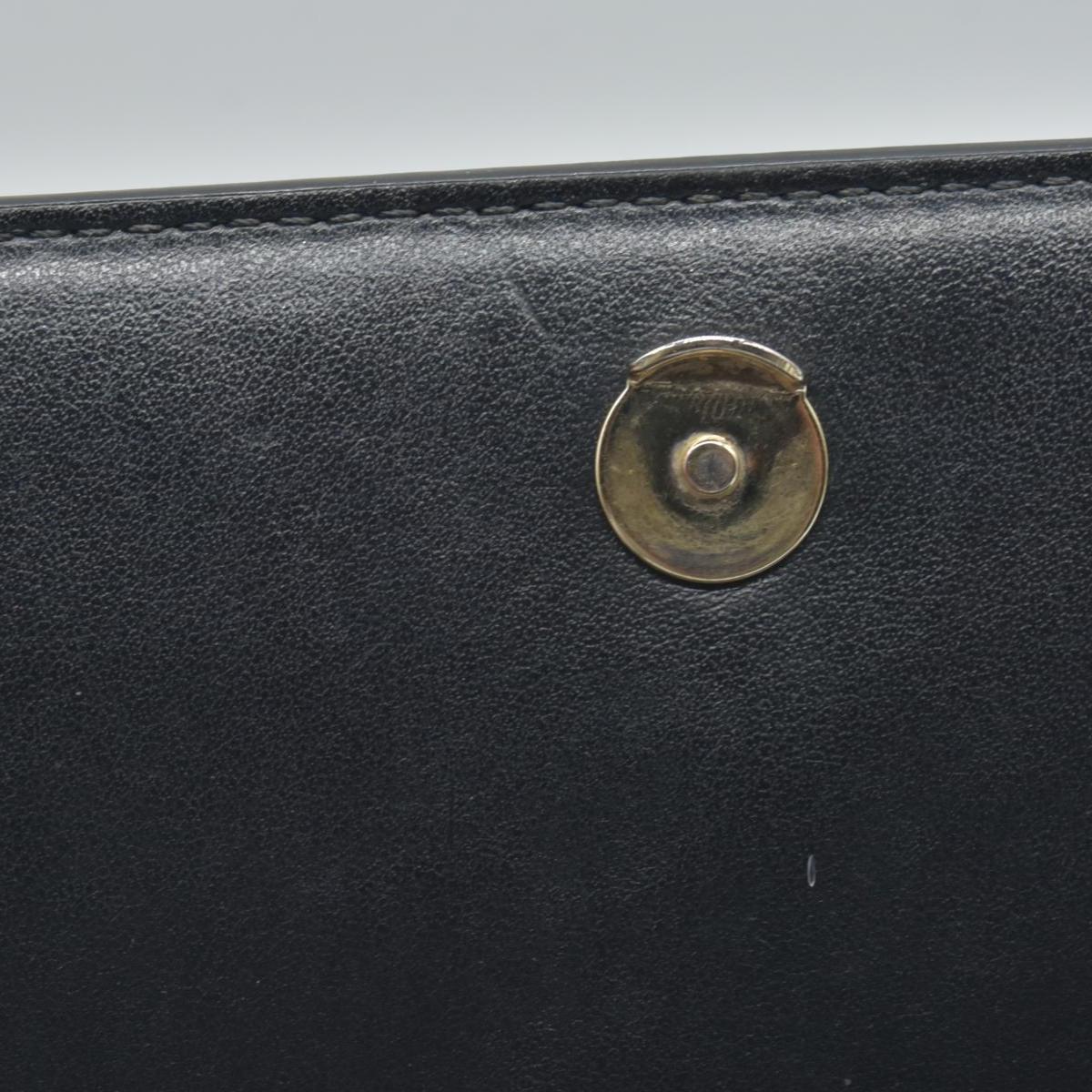 $1450 Christian Louboutin Grained Calfskin Spikes Loubinthesky Paloma Wallet On Chain Black Multimetal