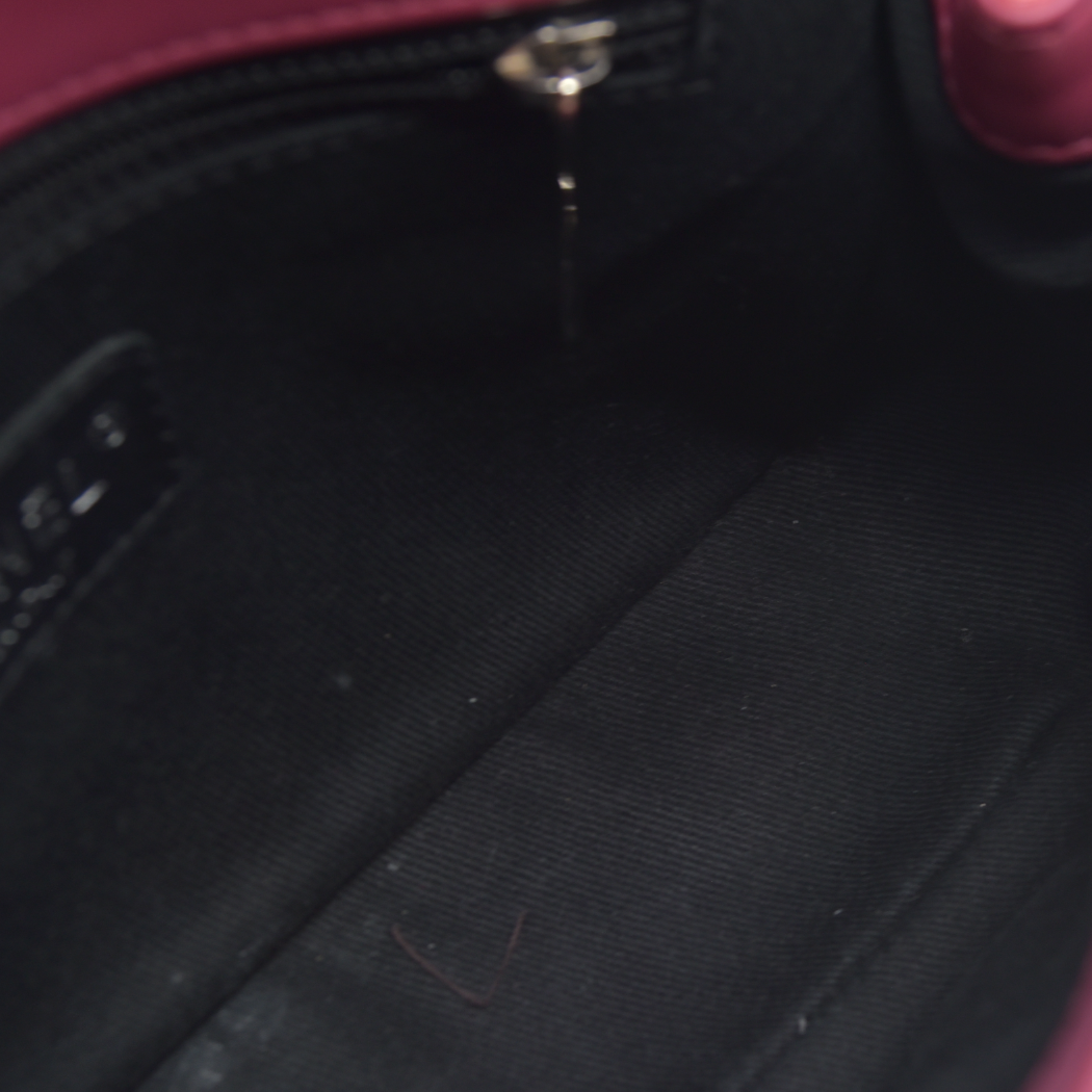 Chanel  Patent Quilted Large Coco Shine Flap Pink