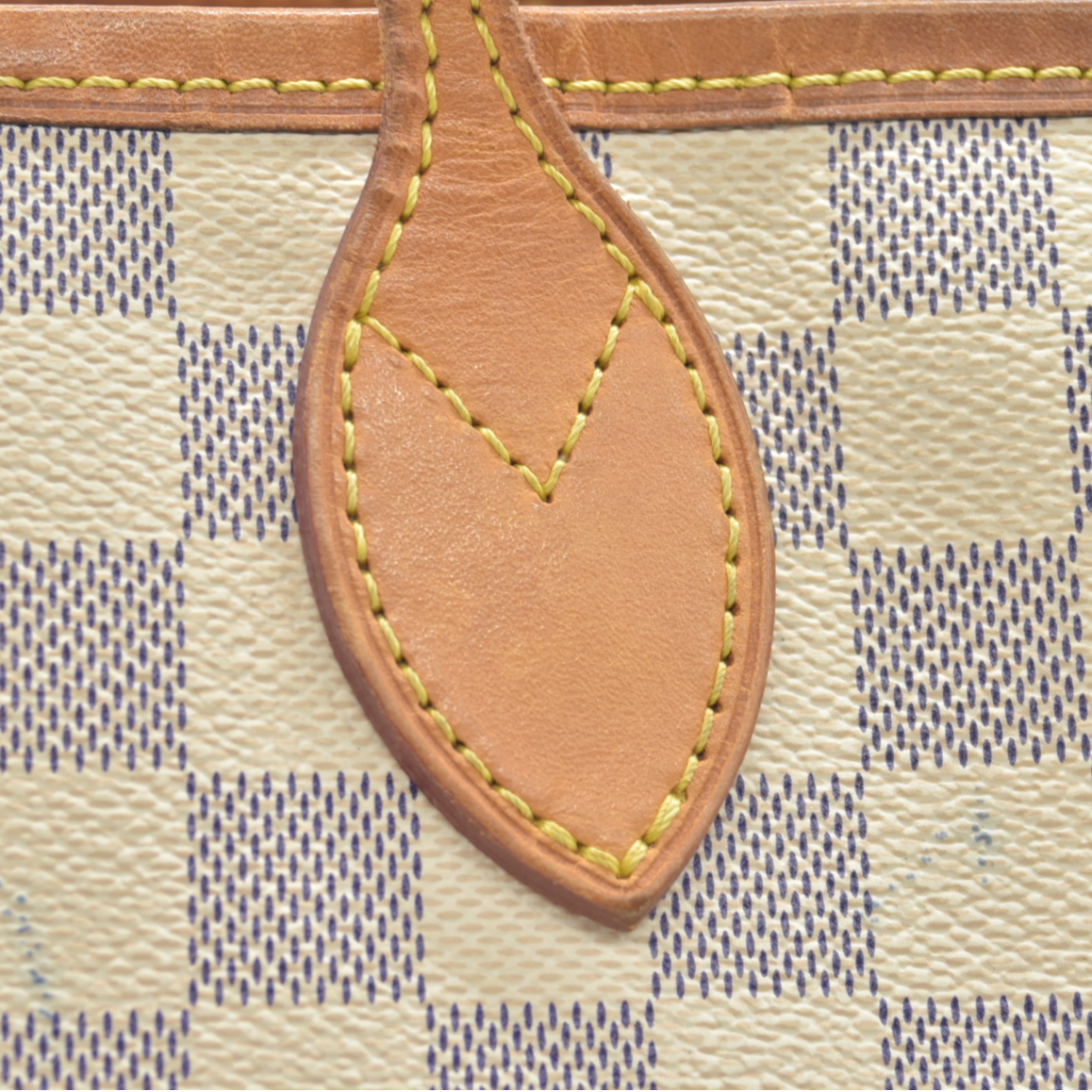 $2240 Louis Vuitton FL2156 2016 Damier Azur Rose Ballerine Neverfull GM