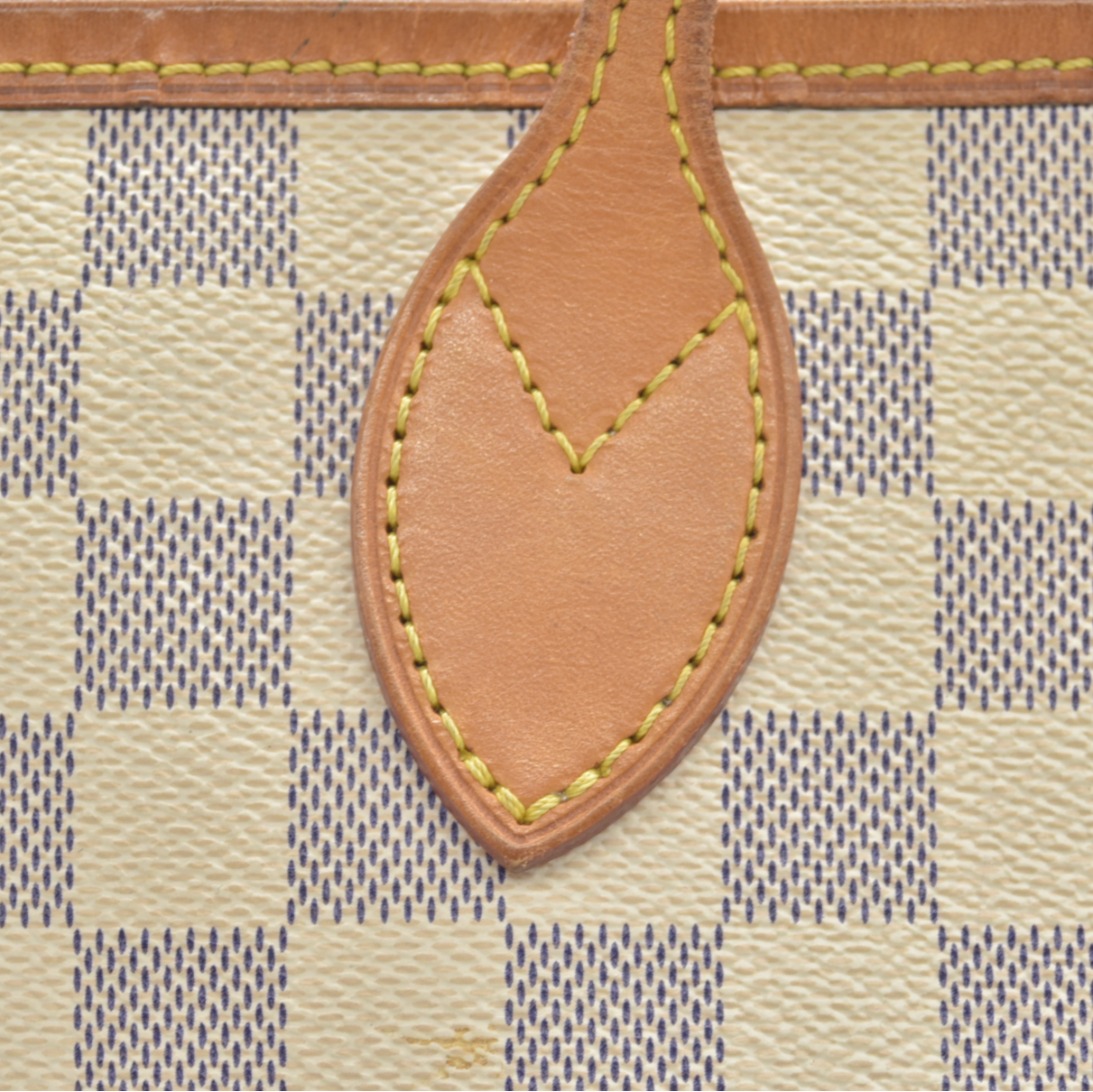 $2240 Louis Vuitton FL2156 2016 Damier Azur Rose Ballerine Neverfull GM