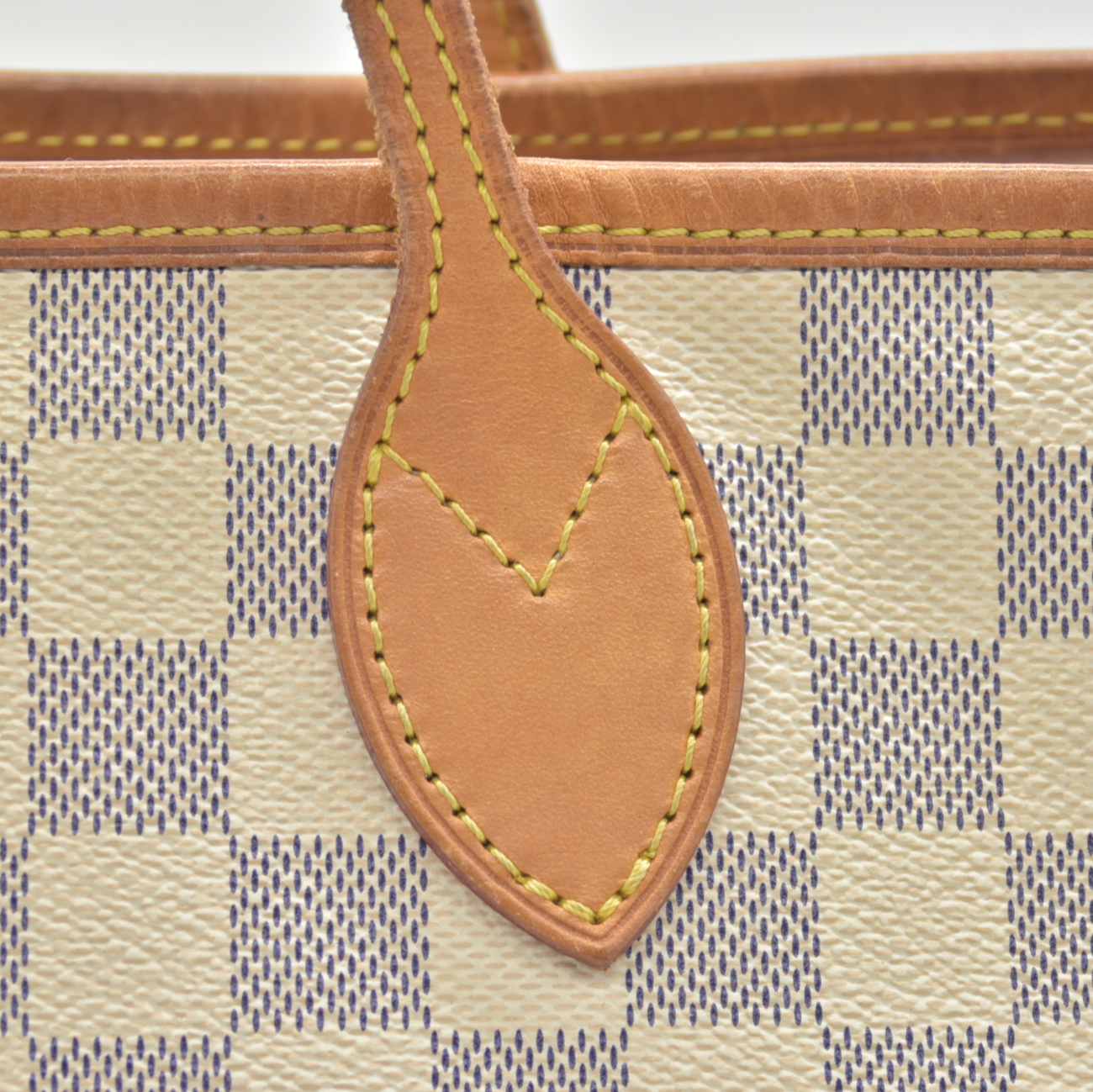 $2240 Louis Vuitton FL2156 2016 Damier Azur Rose Ballerine Neverfull GM