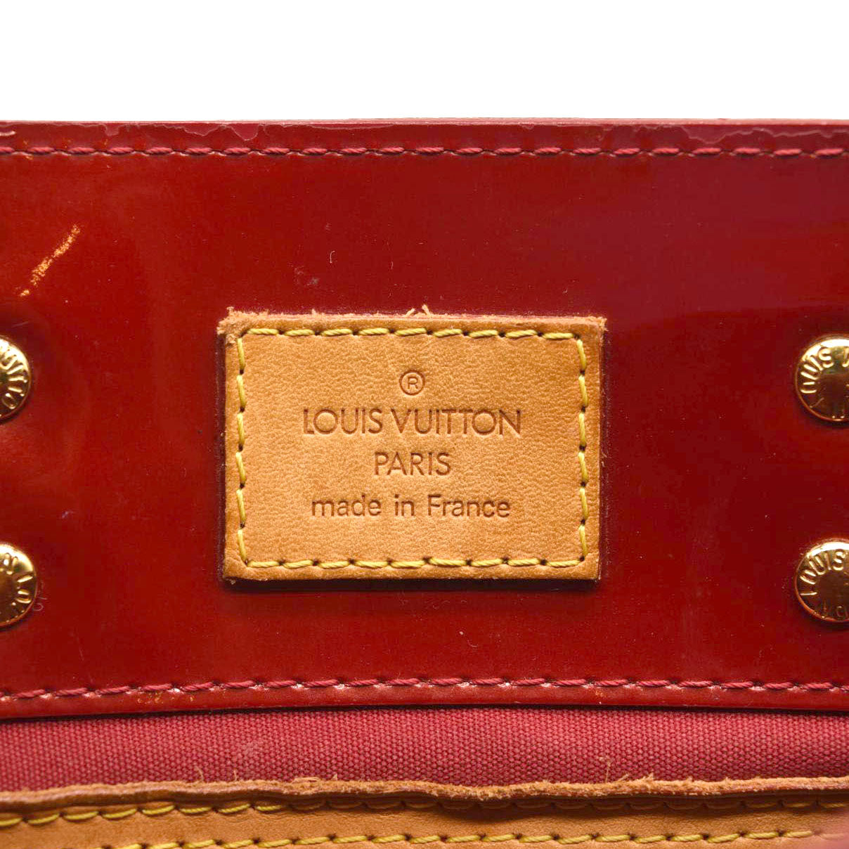 LOUIS VUITTON Vernis Reade PM Rouge