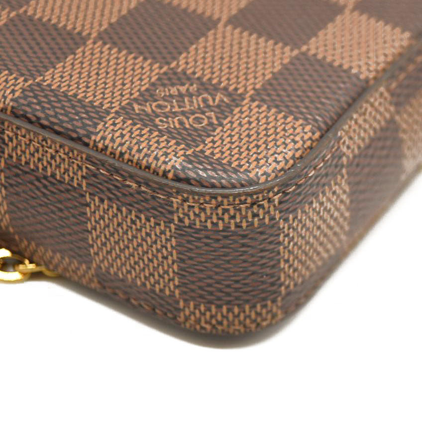 Louis Vuitton Damier Ebene Pochette Felicie Chain Wallet SF2168