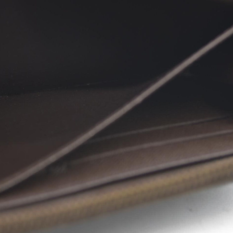 Louis Vuitton Damier Zippy Zip Around Long Wallet Purse Brown CA1099