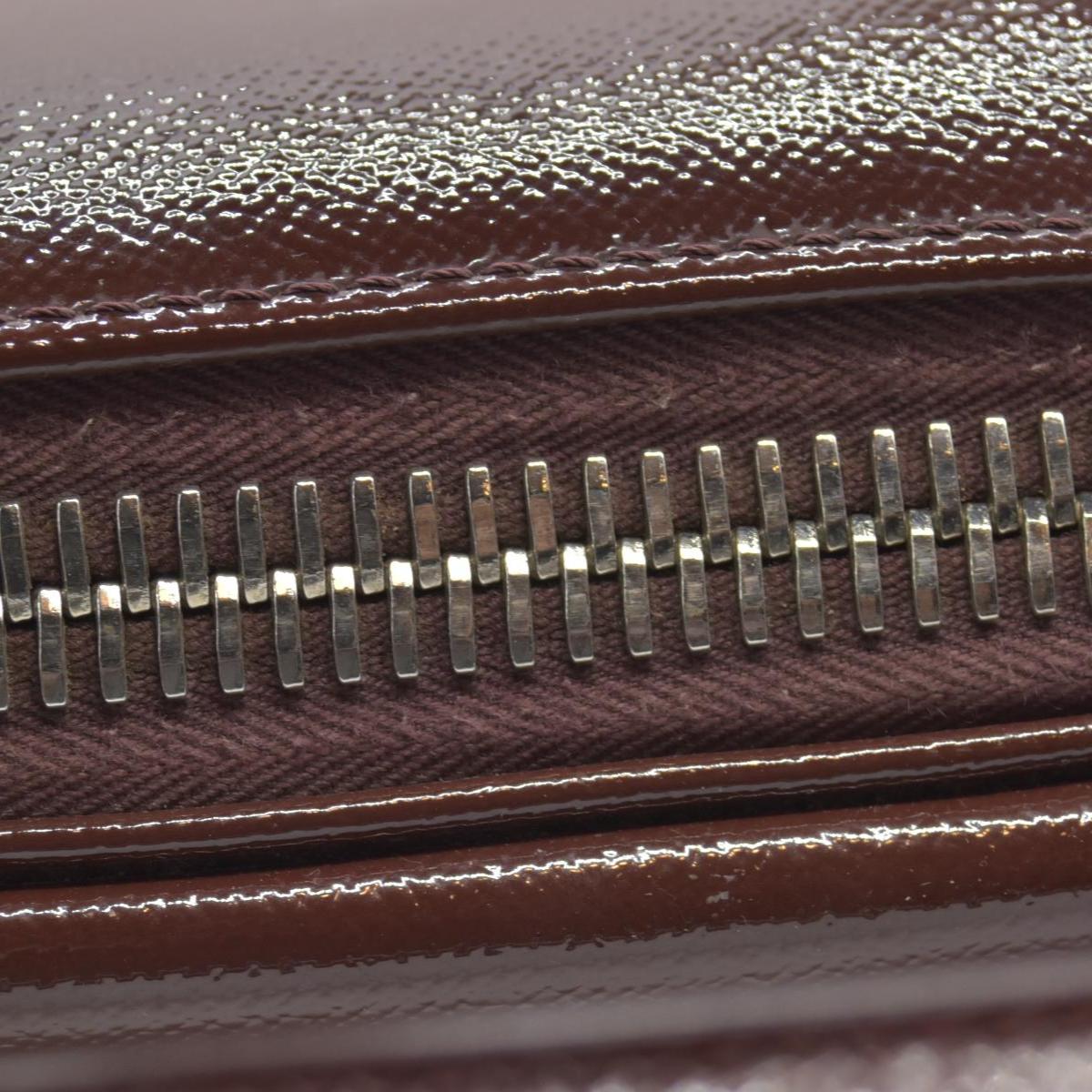$2750 Givenchy Medium Antigona Satchel in Brown Glazed Patent Leather with Silver Hardware