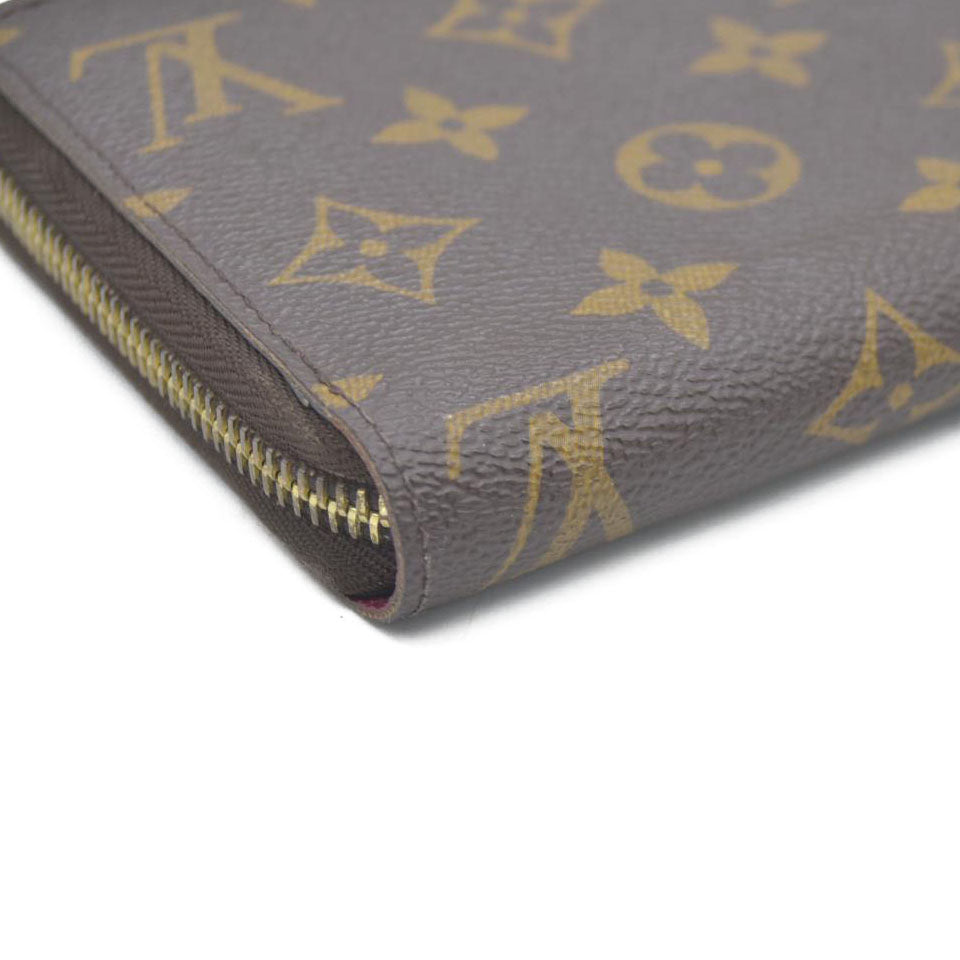 Louis Vuitton Monogram Zippy Wallet Fuchsia GI0187