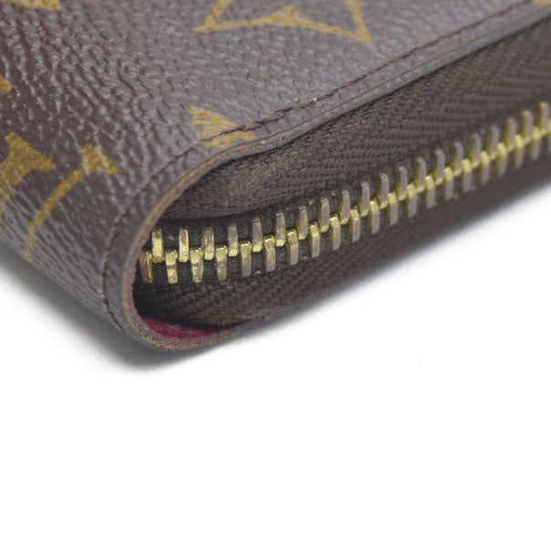 Louis Vuitton Monogram Zippy Wallet Fuchsia GI0187