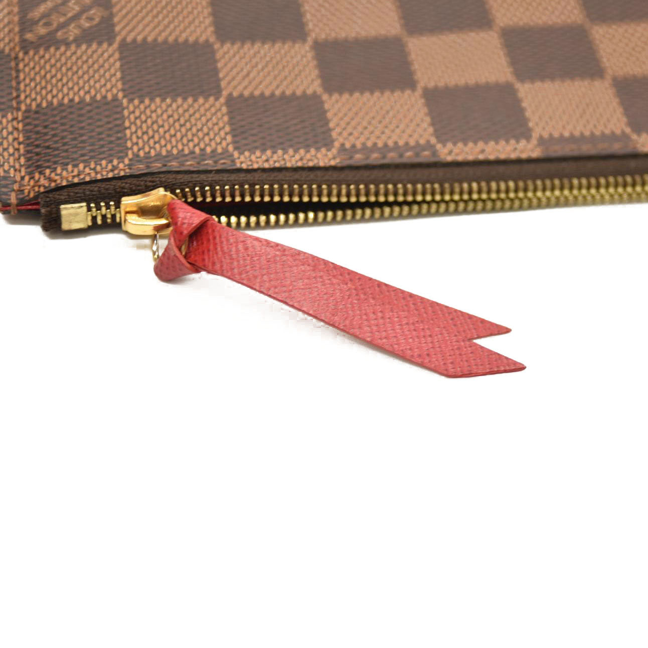 Louis Vuitton Damier Ebene Pochette Felicie Chain Wallet SF2168