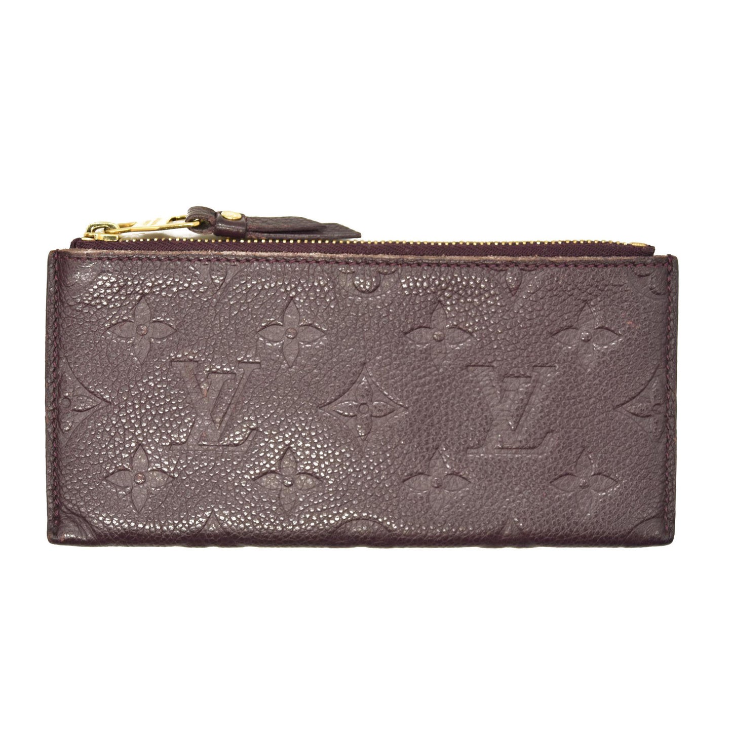 Louis Vuitton Monogram Empreinte (Portefeuille Curieuse) Wallet CA2142 Burgundy