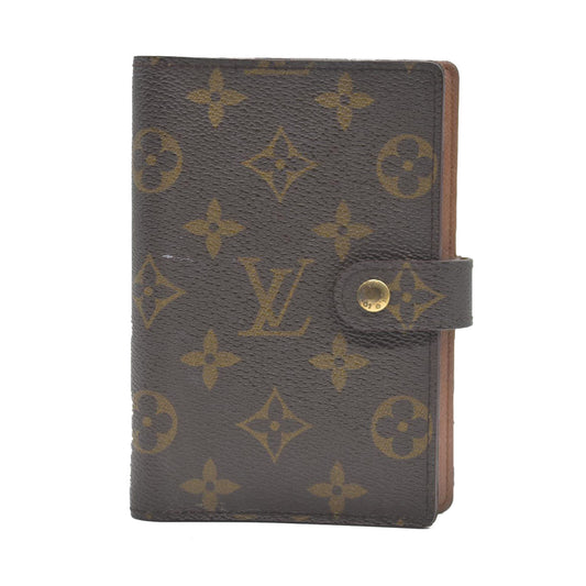 Louis Vuitton Monogram Agenda PM Notebook Cover Brown CA0955