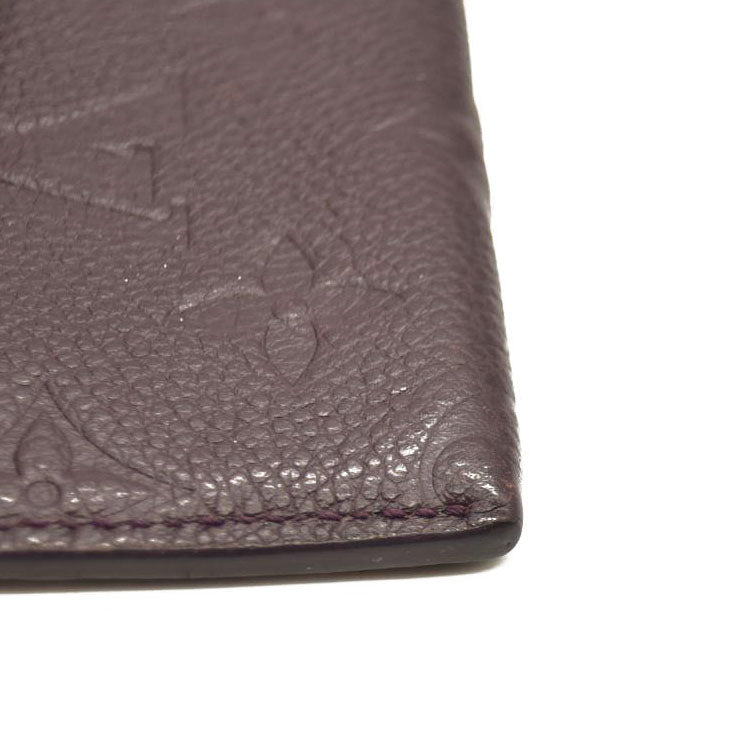 Louis Vuitton Monogram Empreinte (Portefeuille Curieuse) Wallet CA2142 Burgundy