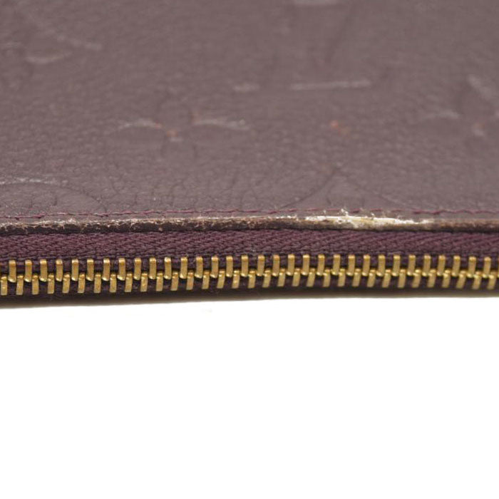 Louis Vuitton Monogram Empreinte (Portefeuille Curieuse) Wallet CA2142 Burgundy