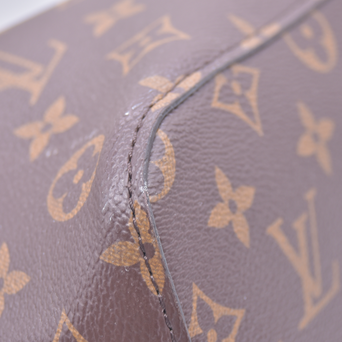 $2370 2018 USA LOUIS VUITTON Monogram Neonoe MM Bucket Bag Red CONSIGNMENT 10021439 SD4118