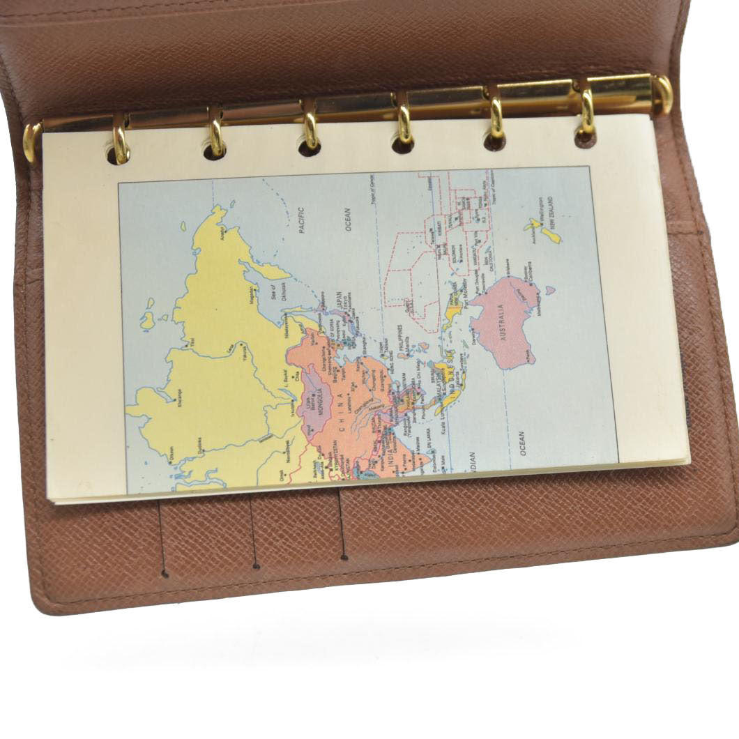 Louis Vuitton Monogram Agenda PM Notebook Cover Brown CA0955