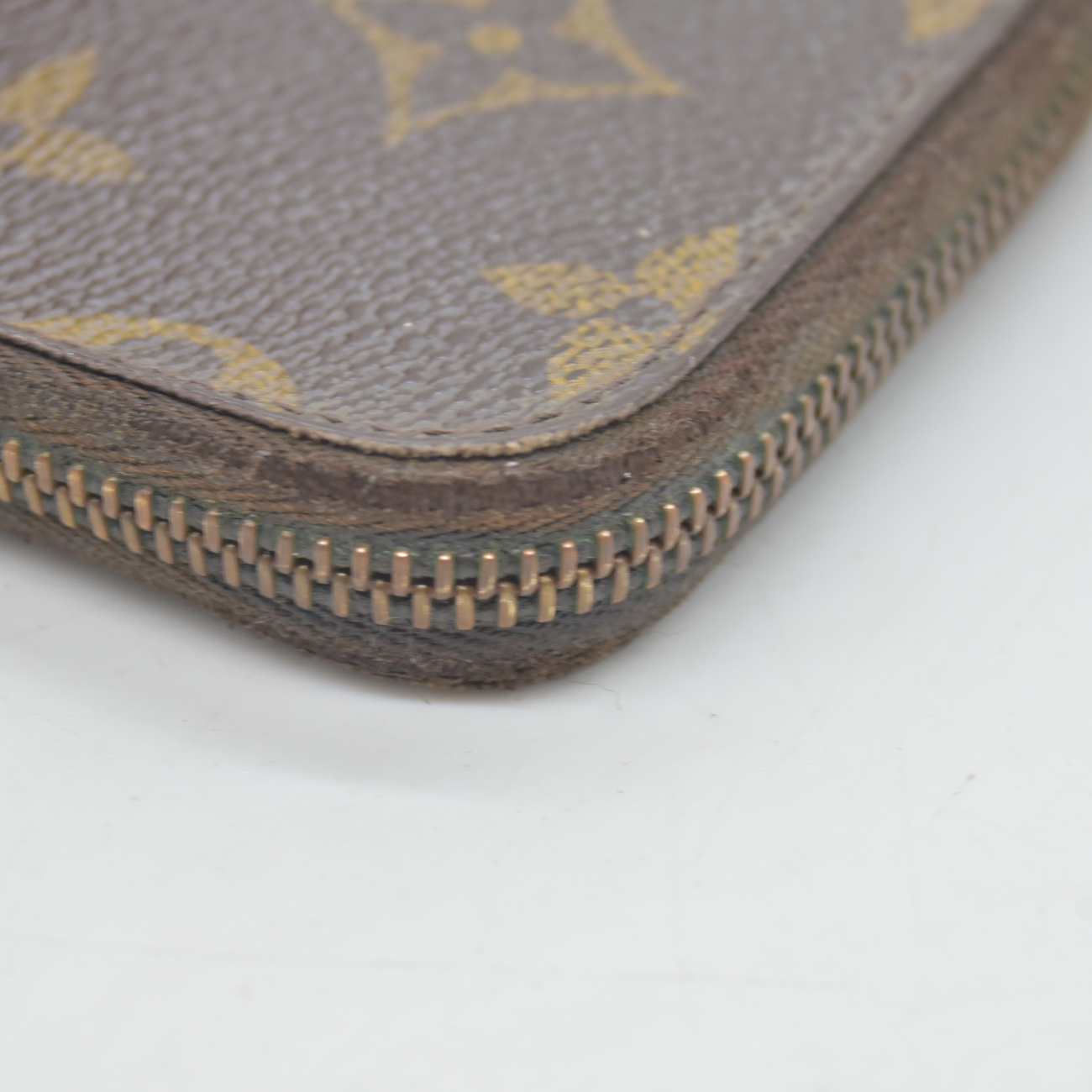 $355 1998 Louis Vuitton Monogram Canvas Zip Around Multicles 6 Key Holder  TH0978