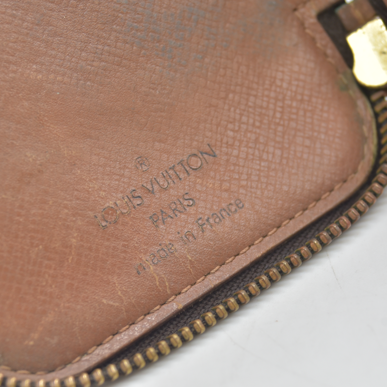 $355 1998 Louis Vuitton Monogram Canvas Zip Around Multicles 6 Key Holder  TH0978