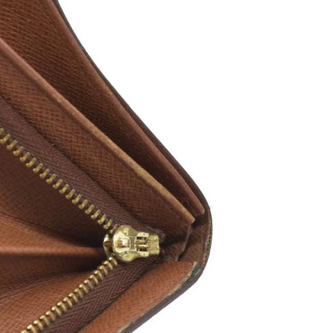 Louis Vuitton Monogram Porte Monnaie Billets Tresor Bifold Wallet Brown MI0985