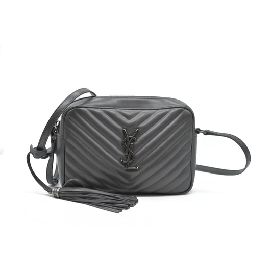 $1690 Saint Laurent Chevron Lou Camera