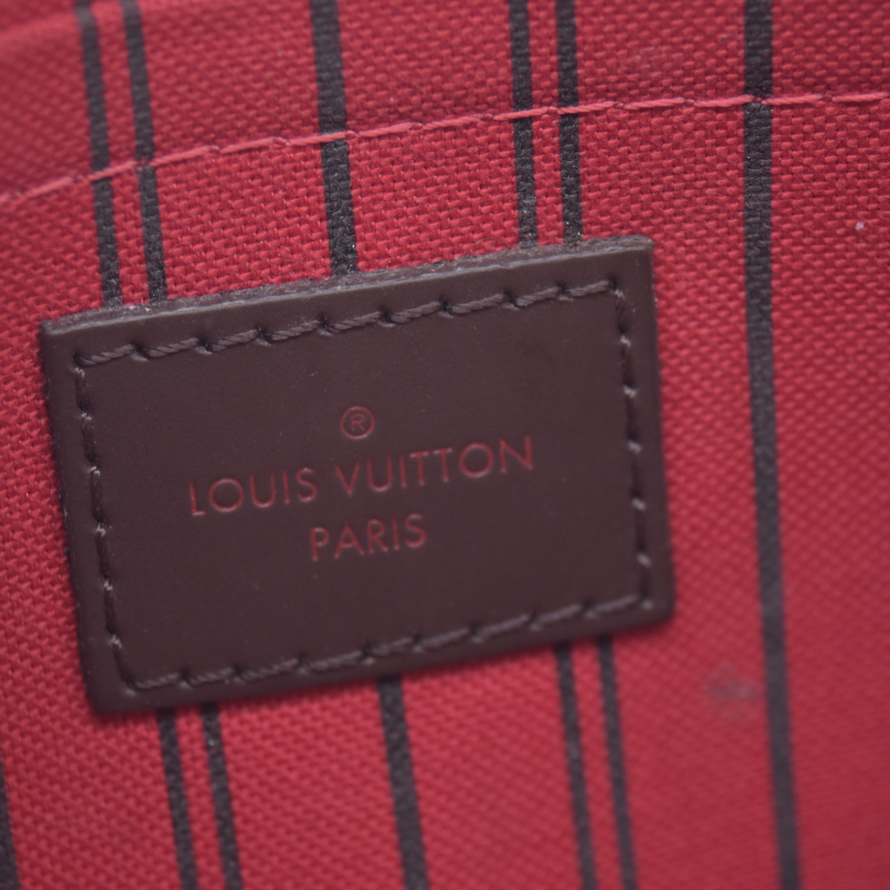 Louis Vuitton Damier Ebene Neverfull MM GM Pochette RFID
